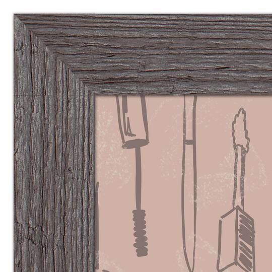 Beauty is Within Print in Gray Frame
